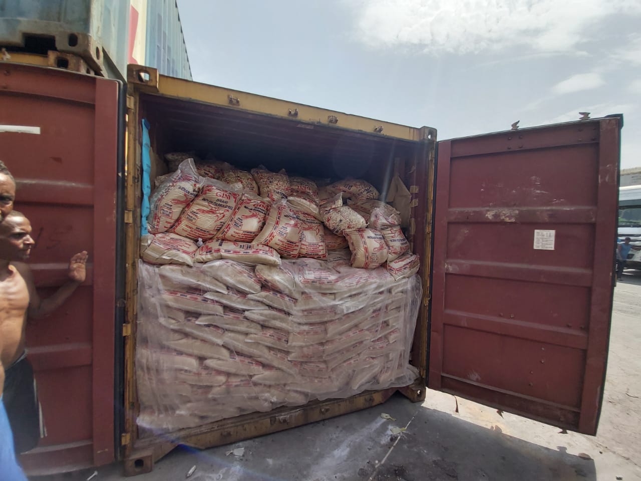 Cargo transport at a port facility